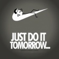 just do it tomorrow - fb couverture