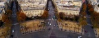 Vue aérienne - Place de l´Etoile, Paris, France - Facebook Cover