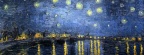 Vincent van Gogh - Nuit étoilée au dessus du Rhone1