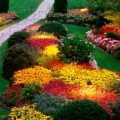 Timeline - Sunken Garden, Butchart Gardens, Saanich Peninsula, British Columbia, Canada