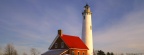 Sunrise light on Pemaquid Lighthouse, New Harbor, Maine