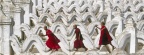 Novices in Hsinbyume Pagoda, Mandalay Division, Myanmar