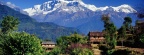 Village in Gandaki, Annapurna Range, Nepal