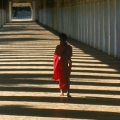 Walkway to Shwezigon Pagoda, Myanmar