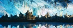 Stalactites and Stalagmites Reflected in Reed Flute Cave, Guilin, China