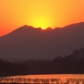 Sunset Over West Lake, Hangzhou, Zhejiang, China