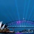 Cover FB  Sydney Opera House and Harbour Bridge at Dusk, Australia