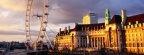 Cover FB  Evening Light Falls on the London Eye and County Hall, London, England