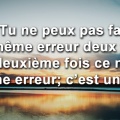 Tu ne peux pas faire une erreur deux fois - Citation Cover.jpg