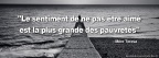 Ne pas etre aime - Cover Facebook