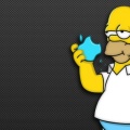 Apple et Homer Simpson