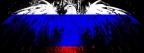 Aigle drapeau russe