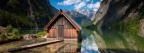 Cabane au bord de l'eau