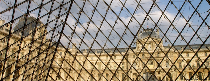 Louvre Museum, Paris, France - Facebook Cover