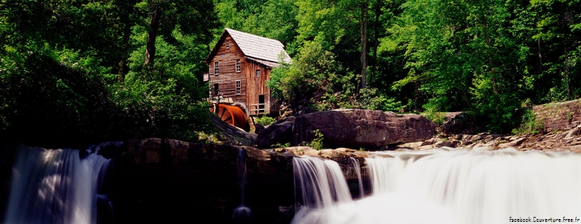 Cover FB  Glade Creek Grist Mill, Babcock State Park, Clifftop, West Virginia