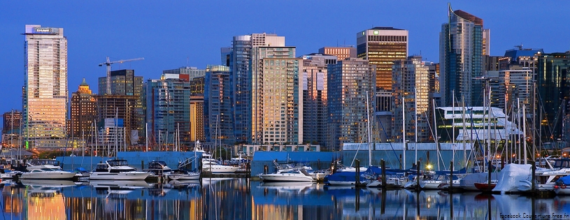 Cover FB  Coal Harbour, Downtown Vancouver Skyline, British Columbia
