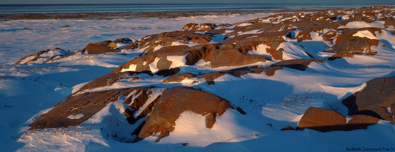 Cover FB  Rock Landscape at Sunset, Hudson Bay, Canada