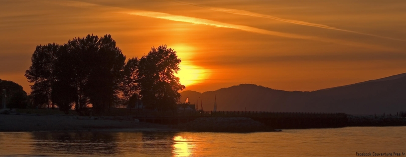 Cover FB  Spanish Banks Sunset, Vancouver, British Columbia