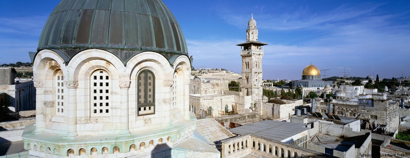 Rooftop View of Old City, Jerusalem