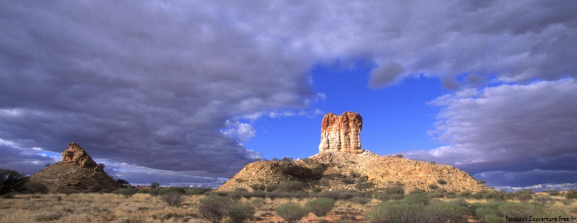 Cover FB  Sandstone Tower, Chambers Pillar Historical Reserve, Northern Territory, Australia