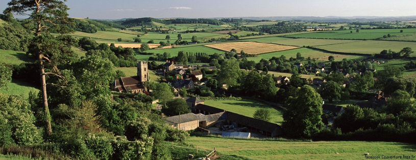 Cover FB  Corton Denham Village, Somerset, England