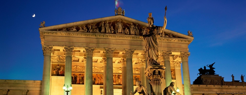 Cover FB  Pallas Athene Fountain, Parliament Building, Vienna, Austria