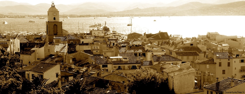 St Tropez Sepia FB Cover