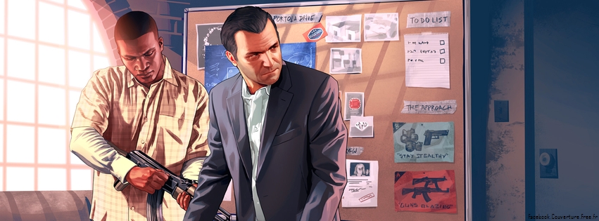 GTA 5 - Couverture Facebook Artwork (5)