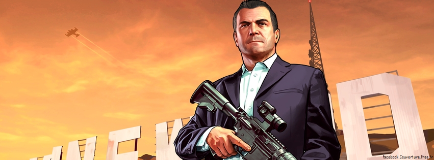 GTA 5 - Couverture Facebook Artwork (14)