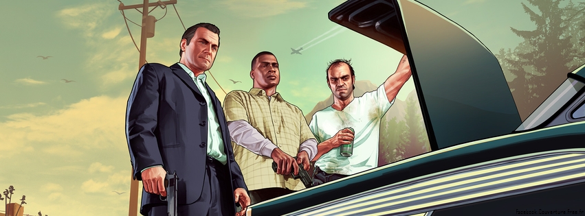 GTA 5 - Couverture Facebook Artwork (17)