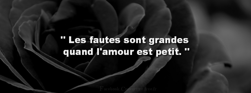 Couverture Citation Amour