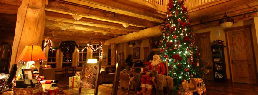 Noël Chalet Montagne - Couverture FB