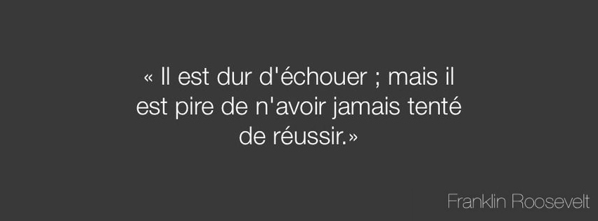 Citation Roosevelt - Couverture FB