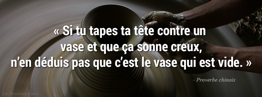 Si tu tapes ta tête... Proverbes chinois.jpg