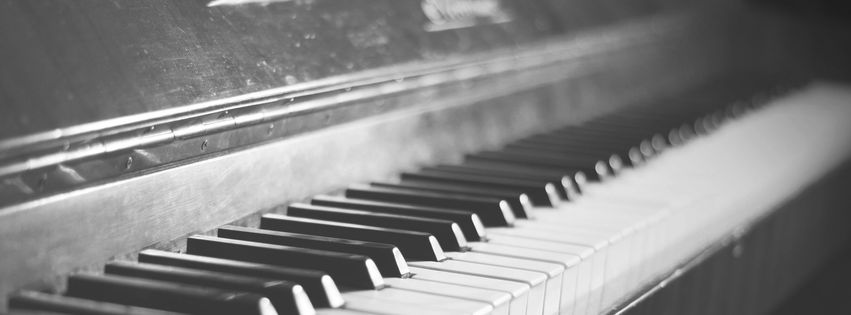 Photo piano noir et blanc